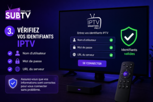 Vérification du nom dutilisateur mot de passe et URL du serveur IPTV dans IPTV Smarters Pro pour résoudre les erreurs de connexion